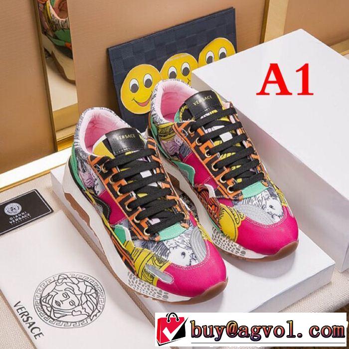 毎年大人気！2019 ランニングシューズ  2色可選 ヴェルサーチVERSACE なぜか大人気！ 高品質