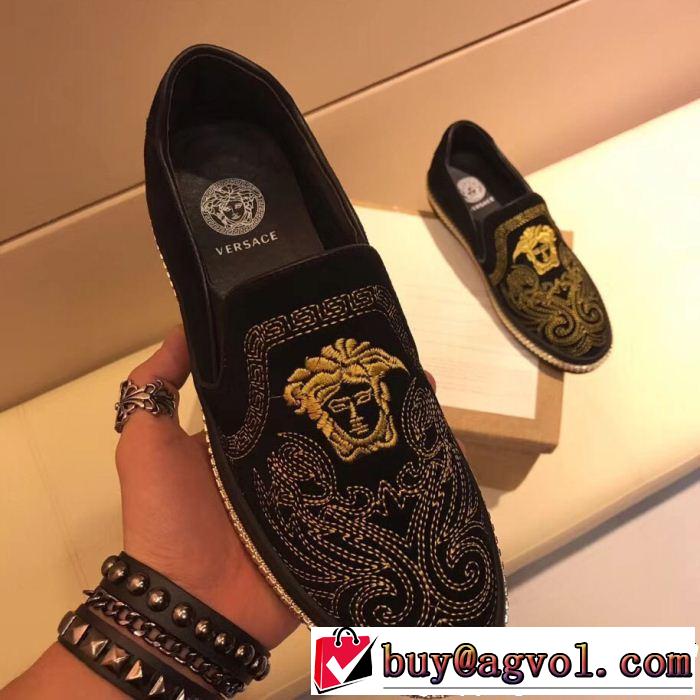  カジュアルシューズ  売り切れ続出！激安限定 ヴェルサーチVERSACE 定番から限定まで