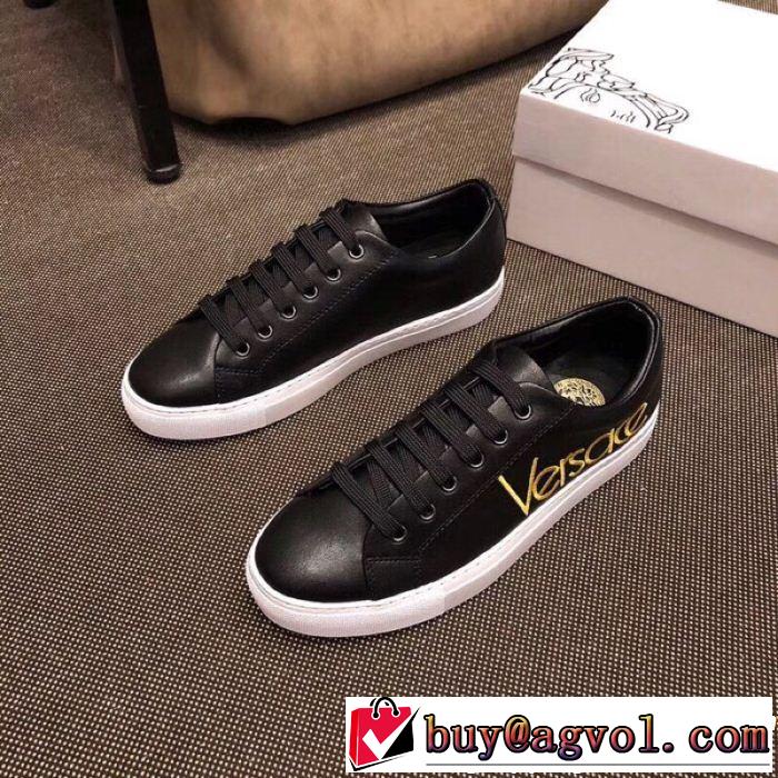 毎週更新ブランド新作 コレは買い！最安値 2色可選 ヴェルサーチVERSACE ランニングシューズ