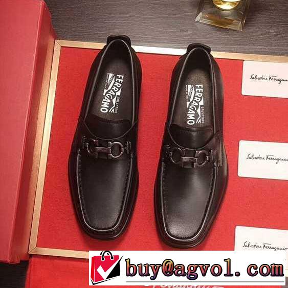 革靴優しい履き心地FERRAGAMO 2018新品入荷サルヴァトーレフェラガモ着脱の簡単なスリップオンタイプ