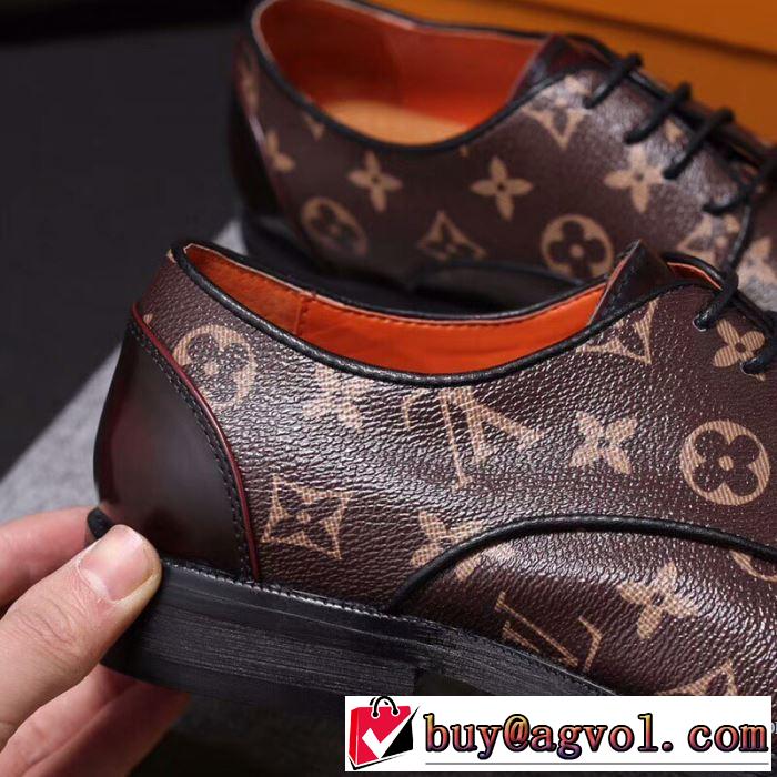 ビジネスシューズ ルイ ヴィトン LOUIS VUITTON 2018人気の主流アイテム  2色可選 大胆なデザイン