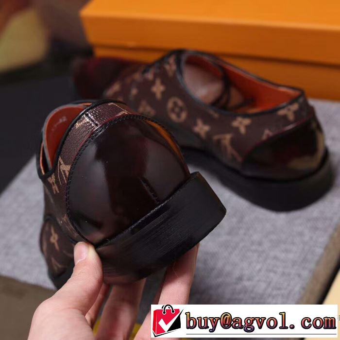 ビジネスシューズ ルイ ヴィトン LOUIS VUITTON 2018人気の主流アイテム  2色可選 大胆なデザイン