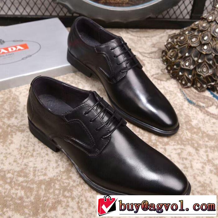  今年っぽくNEWファッション ビジネスシューズ プラダ PRADA 2018人気の主流アイテム   超お買い得