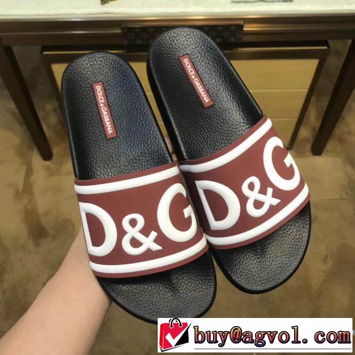 ファッション度アップ 2018夏の定番新品到来! ドルチェ＆ガッバーナ Dolce&Gabbana  2色可選 サンダル