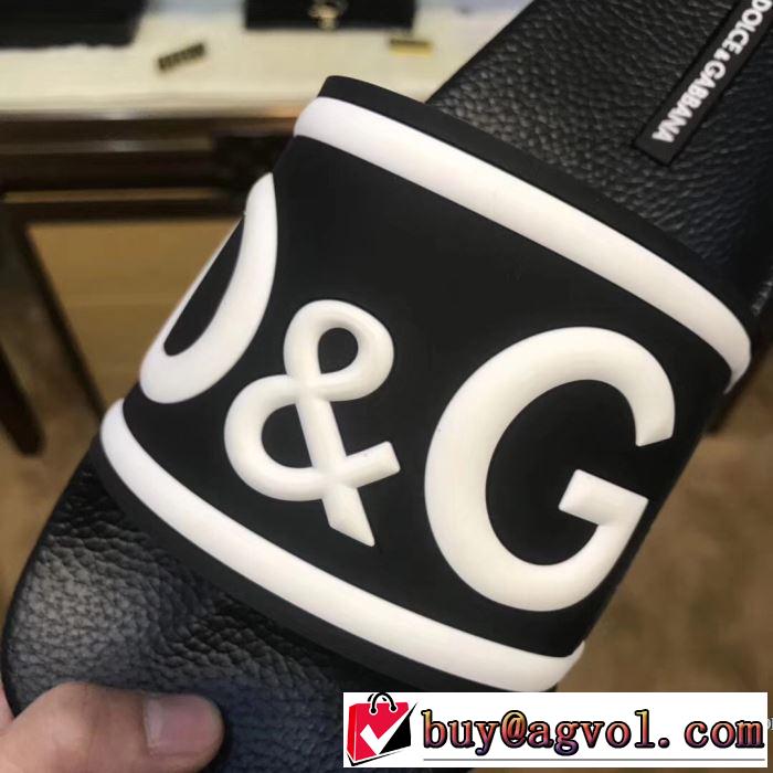 ファッション度アップ 2018夏の定番新品到来! ドルチェ＆ガッバーナ Dolce&Gabbana  2色可選 サンダル