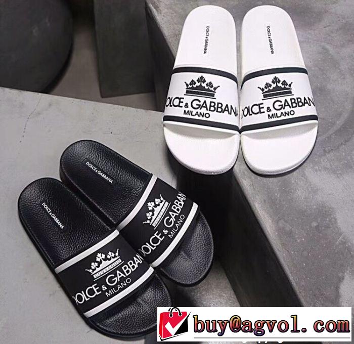 稀少*入手困難 2018最安値！ ドルチェ＆ガッバーナ Dolce&Gabbana サンダル 2色可選