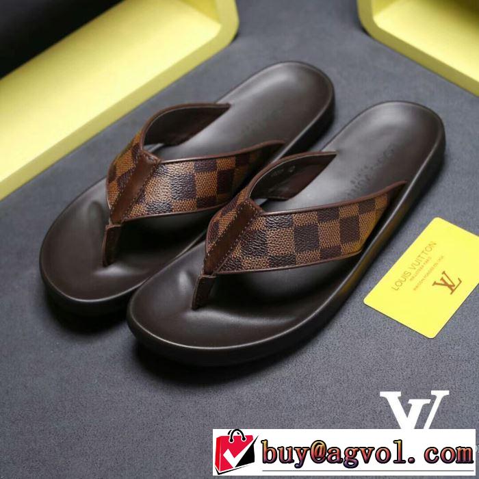 格好良いアイテム 2018夏の定番新品到来!2色可選 ルイ ヴィトン LOUIS VUITTON サンダル  すっかり定番化