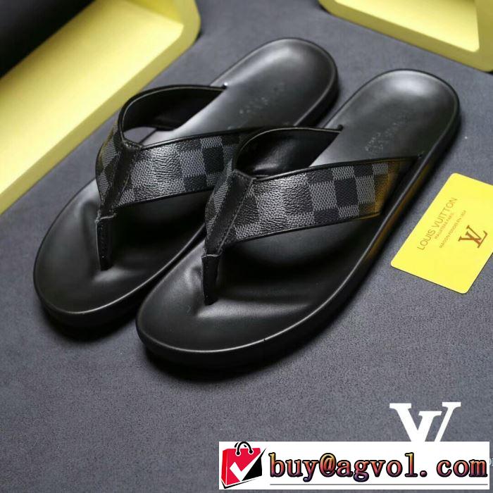 格好良いアイテム 2018夏の定番新品到来! 2色可選ルイ ヴィトン LOUIS VUITTON サンダル  すっかり定番化