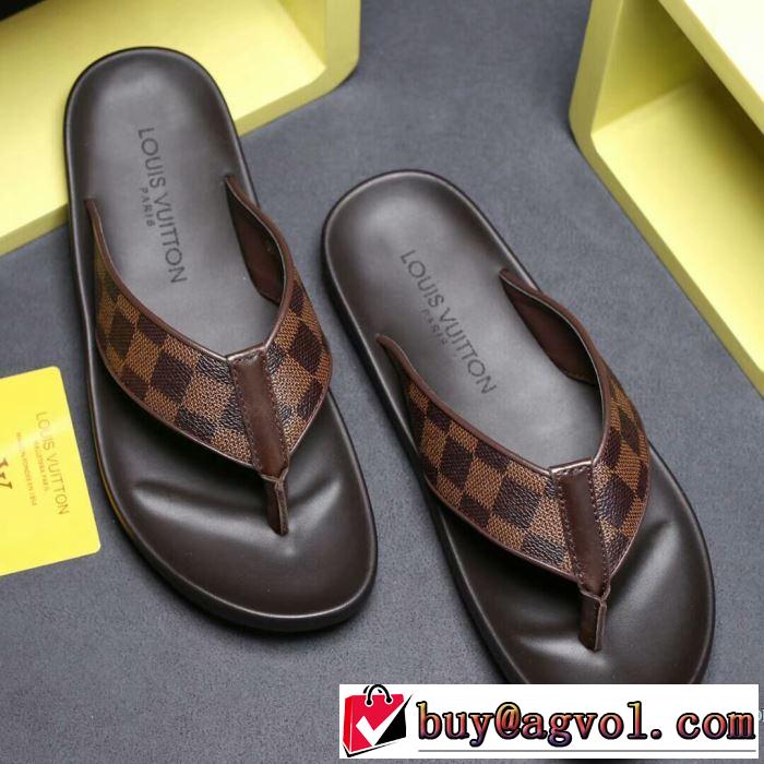 格好良いアイテム 2018夏の定番新品到来!2色可選 ルイ ヴィトン LOUIS VUITTON サンダル  すっかり定番化