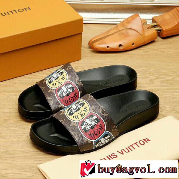 絶妙な新商品 2018夏の定番新品到来!2色可選 ルイ ヴィトン LOUIS VUITTON サンダル  先受注