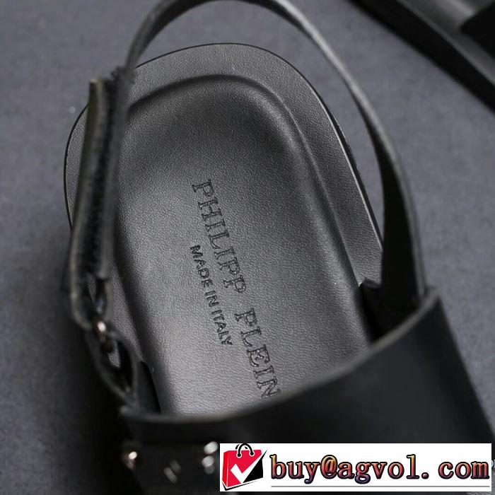 ファッショニスタ愛用 2018夏の定番新品到来! フィリッププレイン PHILIPP PLEIN サンダル