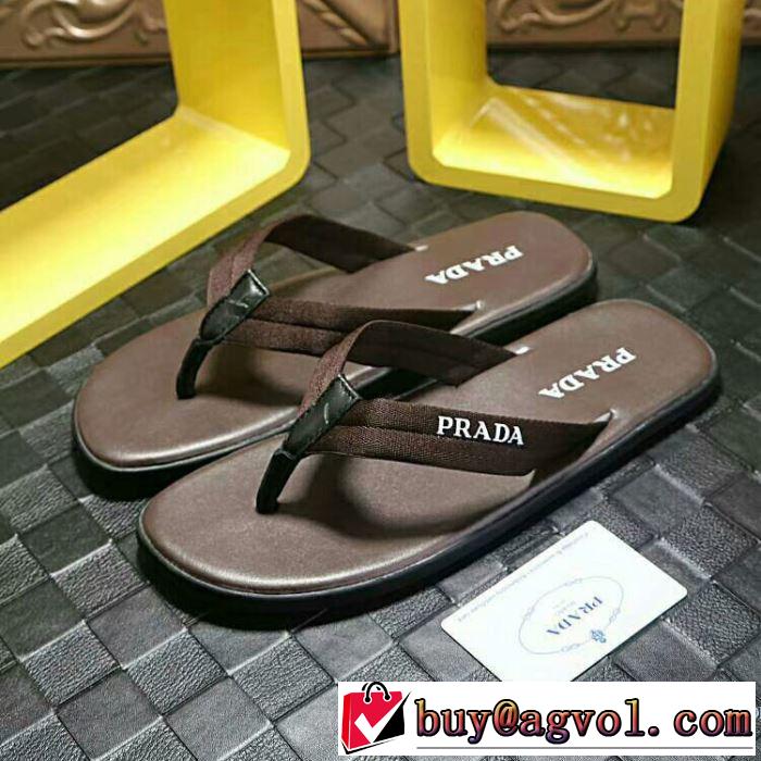 2018夏の定番新品到来!多色可選 今季爆発的な人気  プラダ PRADA サンダル  赤字価格