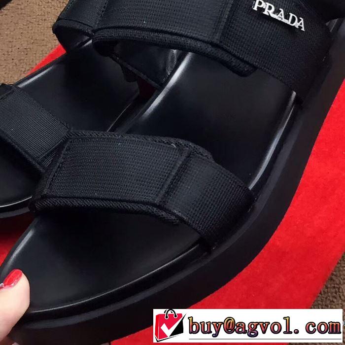 上品でベーシック  プラダ PRADA サンダル  I2018夏の定番新品到来!