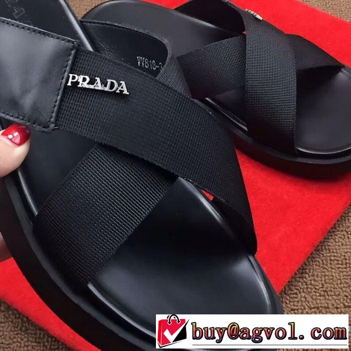 華やかさ満点  プラダ PRADA 2018夏の定番新品到来! サンダル 超人気美品