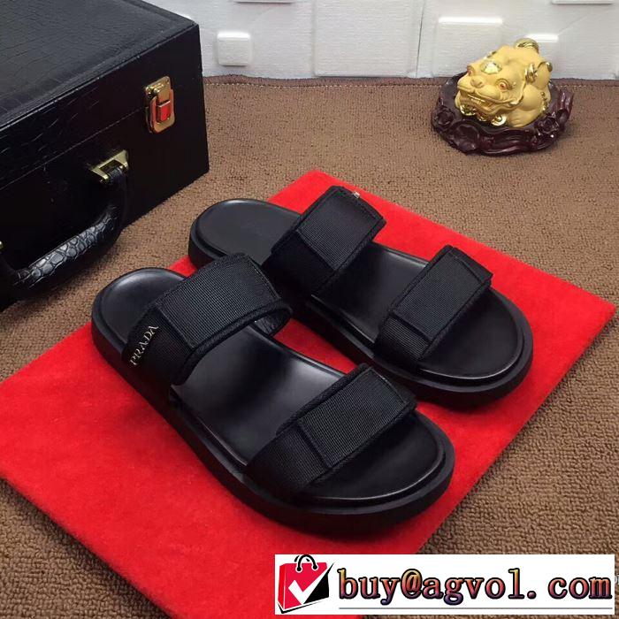  新季度 2018夏の定番新品到来! プラダ PRADA サンダル  品良く