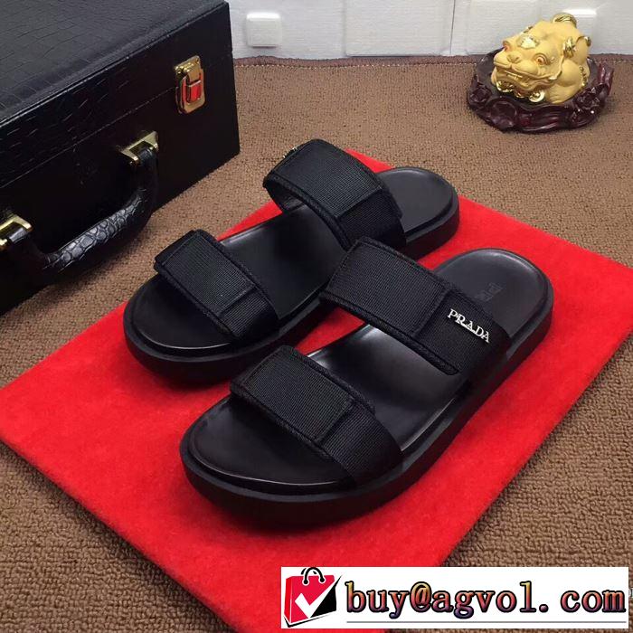 新季度 2018夏の定番新品到来! プラダ PRADA サンダル  品良く