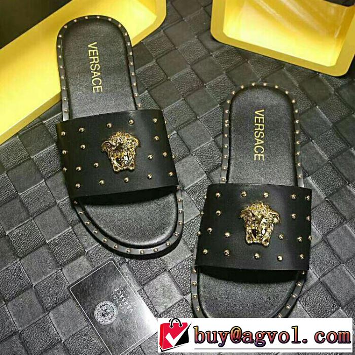 I2018夏の定番新品到来! ヴェルサーチ VERSACE サンダル 主役級のアイテム