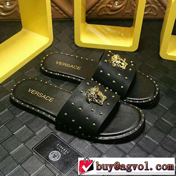 I2018夏の定番新品到来! ヴェルサーチ VERSACE サンダル 主役級のアイテム