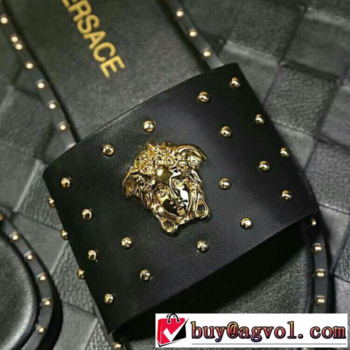 I2018夏の定番新品到来! ヴェルサーチ VERSACE サンダル 主役級のアイテム