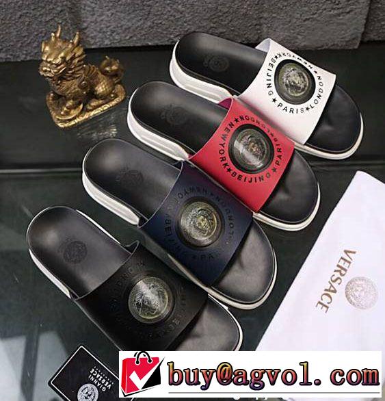 18ＳＳ美品 ファッションの最先端！ ヴェルサーチ VERSACE サンダル 4色可選