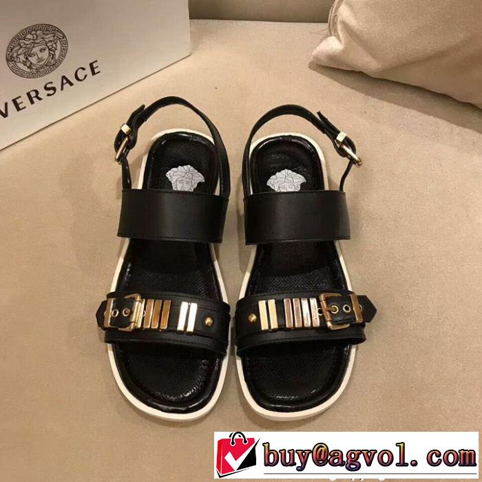 目前の注目ブランド ヴェルサーチ VERSACE サンダル 2018最高ランキング 品良く