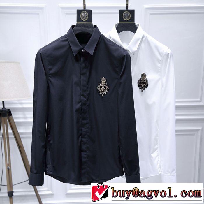  ドルチェ＆ガッバーナ Dolce&Gabbana 18ＳＳ美品 シャツ 2色可選 上品でファッション