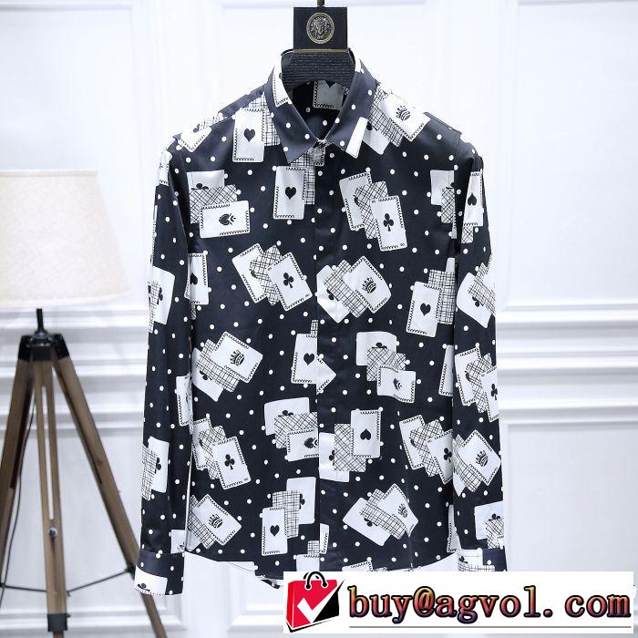  2018秋冬の定番新品到来! 今年人気定番 ドルチェ＆ガッバーナ Dolce&Gabbana シャツ ファッションの最先端！