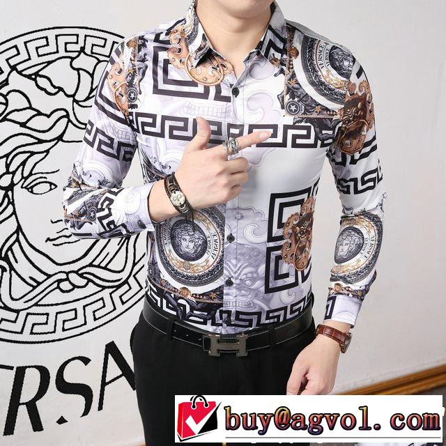大胆なデザイン ヴェルサーチ VERSACEシャツ 数量限定再入荷 2018秋冬の定番新品到来!