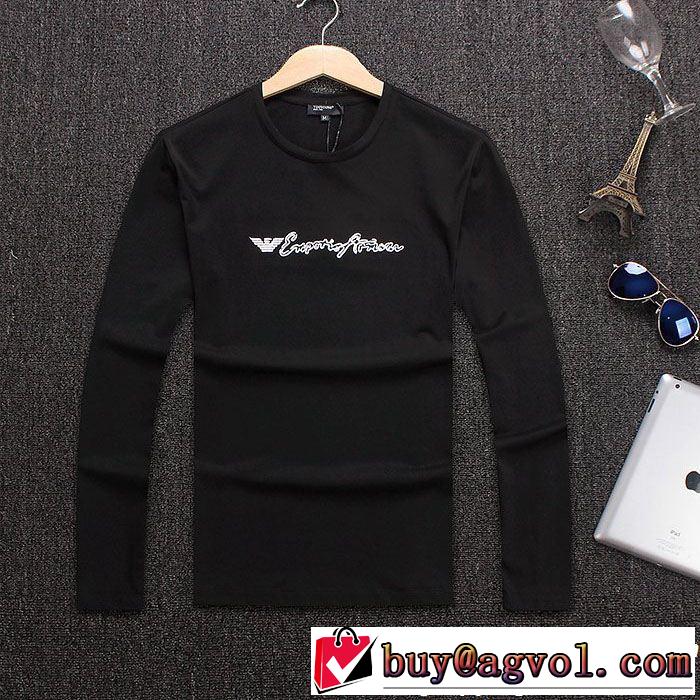 ★追跡あり★ アルマーニ モデル着用 ARMANI 3色可選 長袖/Tシャツ注目のアイテム