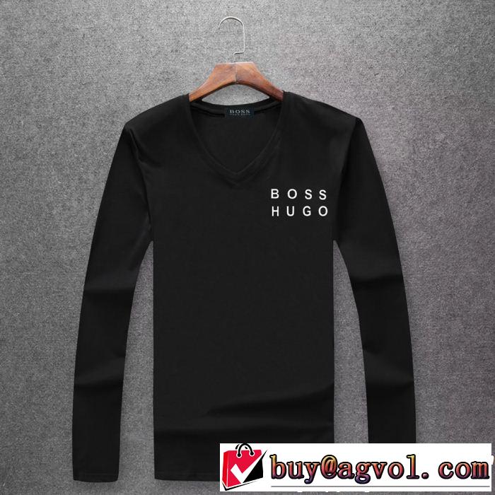 超目玉新作ヒューゴボス 秋冬大活躍HUGO BOSS 4色可選 長袖/Tシャツ2018年秋冬入荷