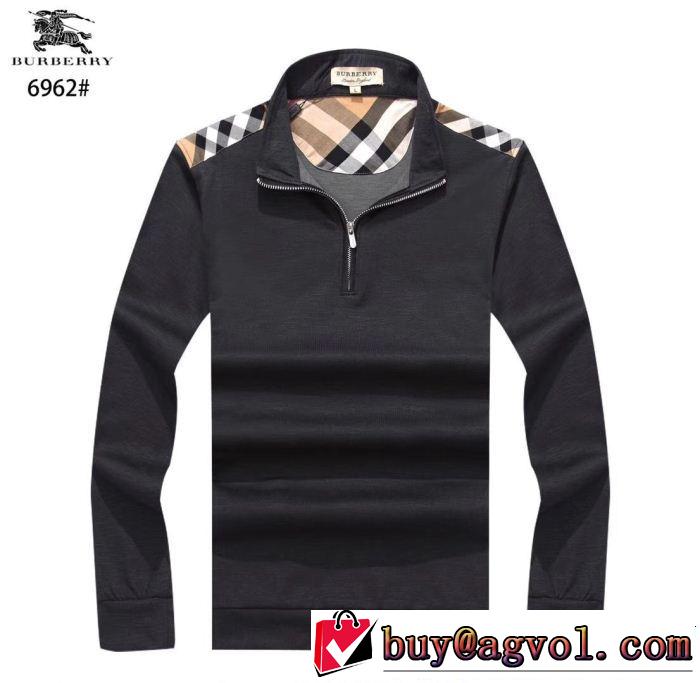  2018年秋冬シーズン バーバリー BURBERRY  流行っている 長袖 Tシャツ 3色可選 ファッションの最先端！