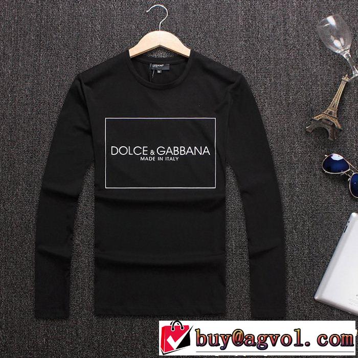 2018新品入荷3色可選  Dolce&Gabbana  最近人気一番！長袖/Tシャツ ドルチェ＆ガッバーナ