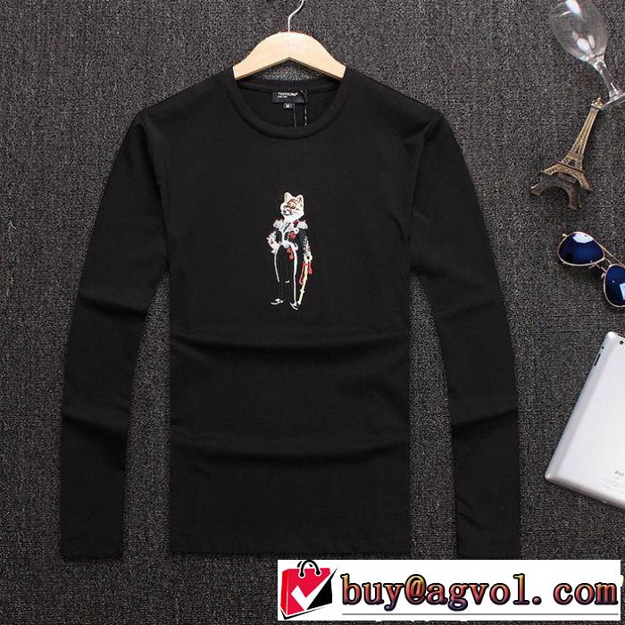 2018年人気満々のブランドDolce&Gabbana  長袖/Tシャツ ドルチェ＆ガッバーナ毎年流行り定番アイテムおすすめ 3色可選