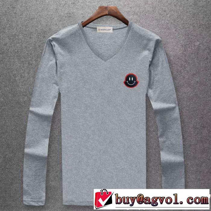 期間限定セール モンクレール MONCLER 2018人気の主流アイテム  長袖 Tシャツ 3色可選 話題の新作到着！