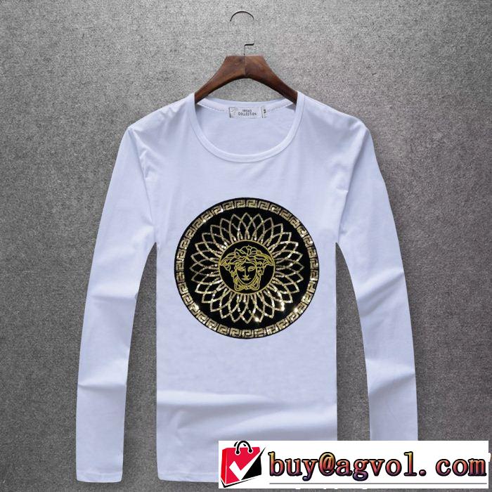 ストリートファッションVERSACE 多色可選 長袖/Tシャツ  人気急上昇中 ヴェルサーチ