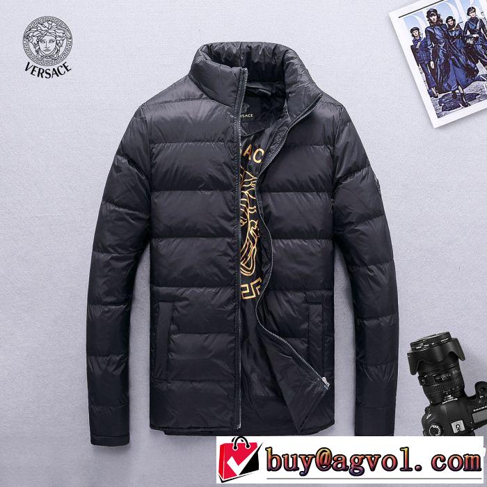  ダウンジャケット 希少性の高い　保温性の高い　メンズ　ヴェルサーチVERSACE  18ＳＳ美品