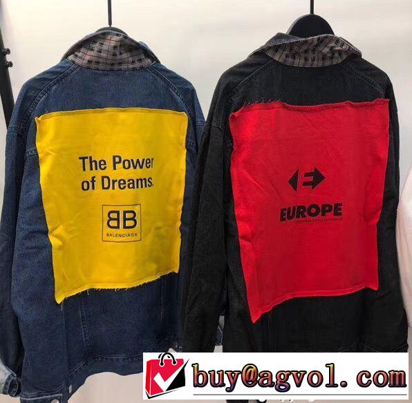 秋冬超人気の最新作 ファッショニスタ愛用 バレンシアガ BALENCIAGA 2色可選 デニムジャケット 稀少*入手困難