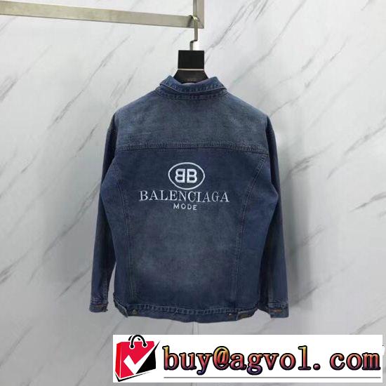  美品*入手困難　バレンシアガ BALENCIAGA　高感度アイテム　デニムジャケット　2018新品入荷