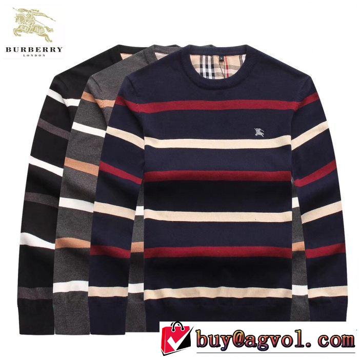  すっかり定番化 バーバリー BURBERRY 人気急上昇中 ニットウェア 3色可選 美品*入手困難