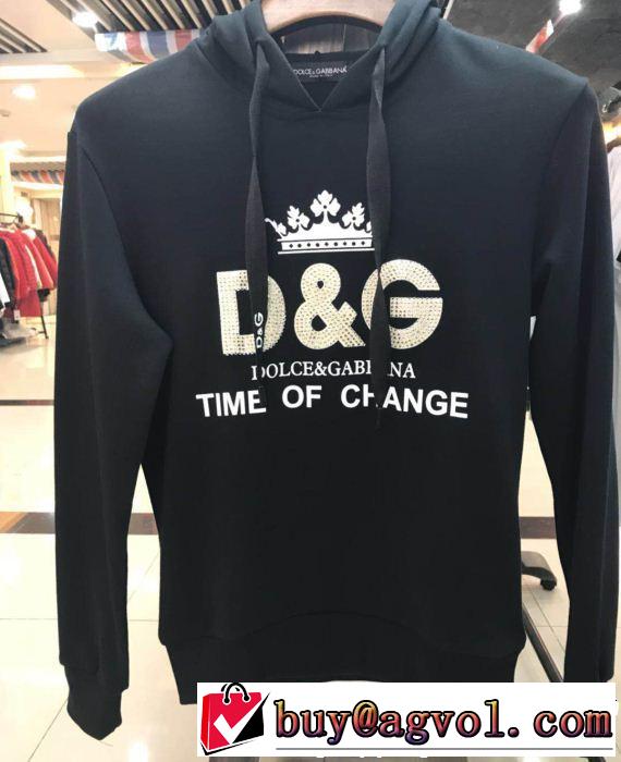  2色可選 ドルチェ＆ガッバーナ Dolce&Gabbana 冬季限定販売 ジップパーカー  2018秋冬の定番新品到来!