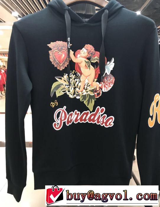  数量限定再入荷 ドルチェ＆ガッバーナ Dolce&Gabbana ジップパーカー 2色可選  大胆なデザイン