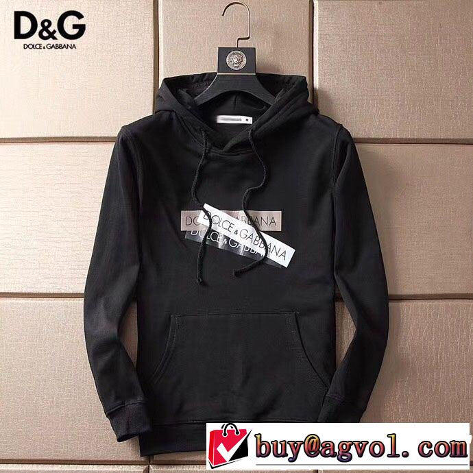 最近人気一番！2色可選 ストリートファッションドルチェ＆ガッバーナ Dolce&Gabbanaパーカー