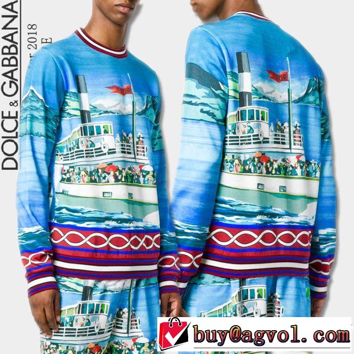 2018秋冬の定番新品到来!ドルチェ＆ガッバーナ Dolce&Gabbana 2色可選 プルオーバーパーカー