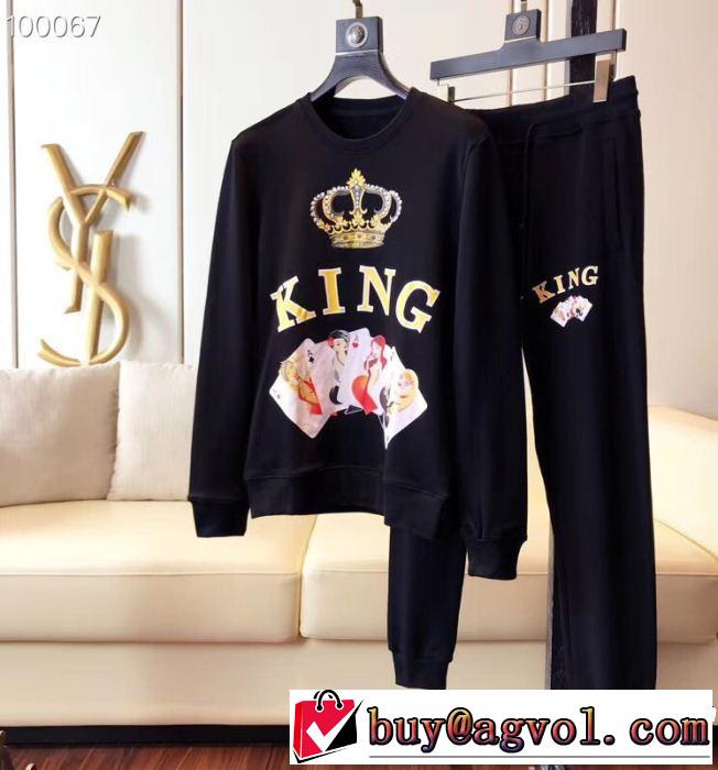上下セット ファッショニスタ愛用 ドルチェ＆ガッバーナ 2018年秋冬入荷 Dolce&Gabbana 暖かな着心地