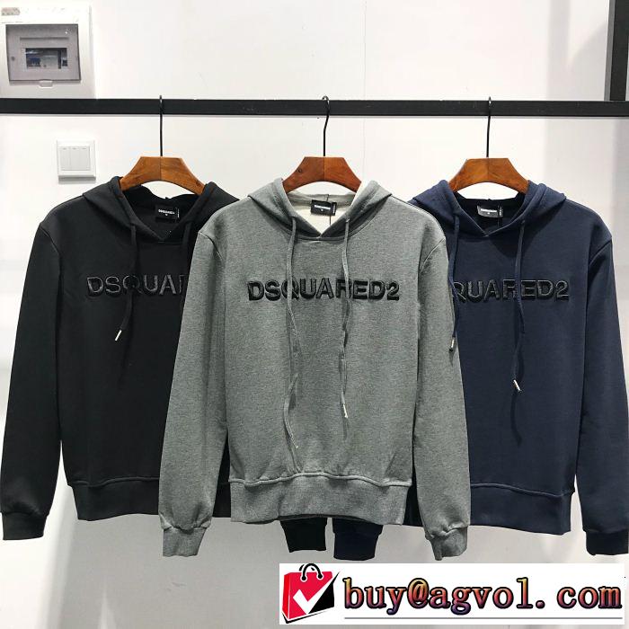  パーカー  3色可選　ディースクエアード DSQUARED2  今季大人気新作登場　希少価値大　注目美品