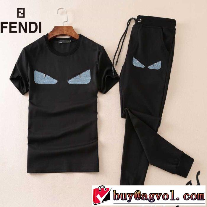 上品でベーシックフェンディ2018新品入荷 FENDI 上下セット稀少*入手困難 半袖Ｔシャツ