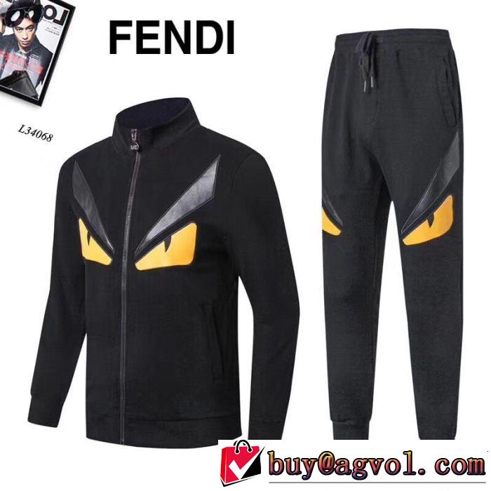  人気デザインで欲しい フェンディ FENDI 超激安価格 上下セット 3色可選 高感度アイテム