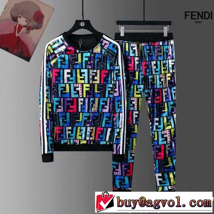  2018秋冬の定番新品到来! 上下セット大胆なデザイン フェンディ FENDI超お買い得