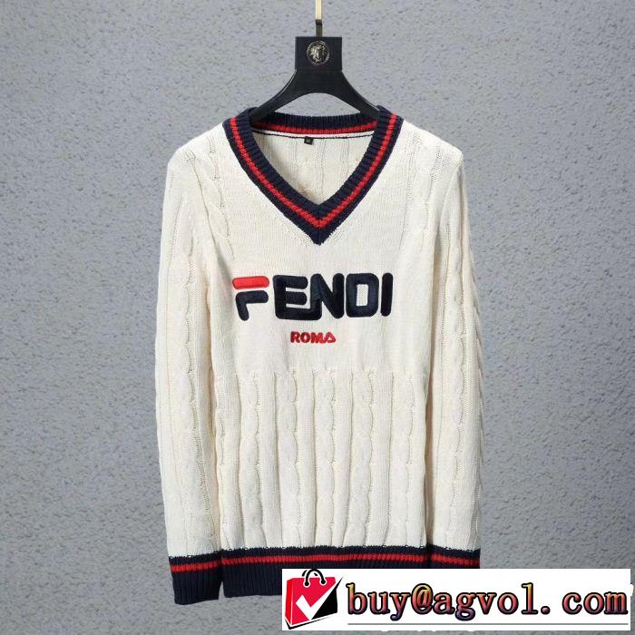 毎週更新ブランド新作 オシャレデザインが人気 フェンディ FENDI プルオーバー