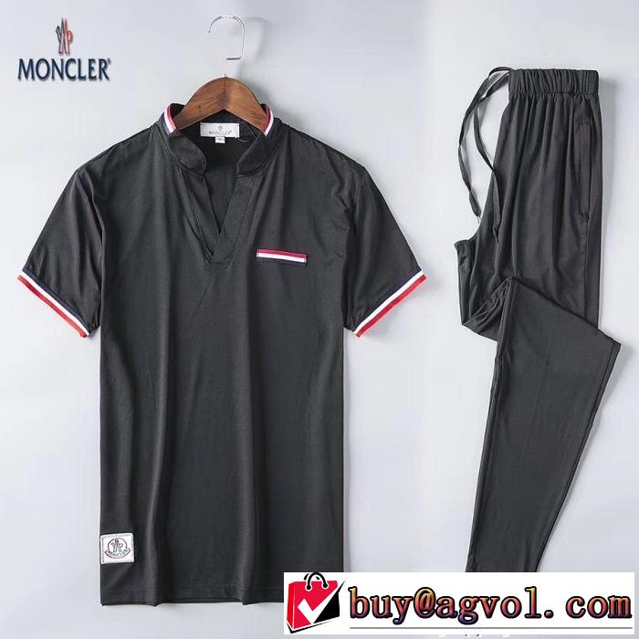 半袖Ｔシャツモンクレール 上下セット流行の注目ブランド2018【SALE！】 MONCLER 2色可選